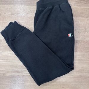 Champion Jogger Pants Mens XL Black Heavy Reverse Weave Athletic Sweatpants